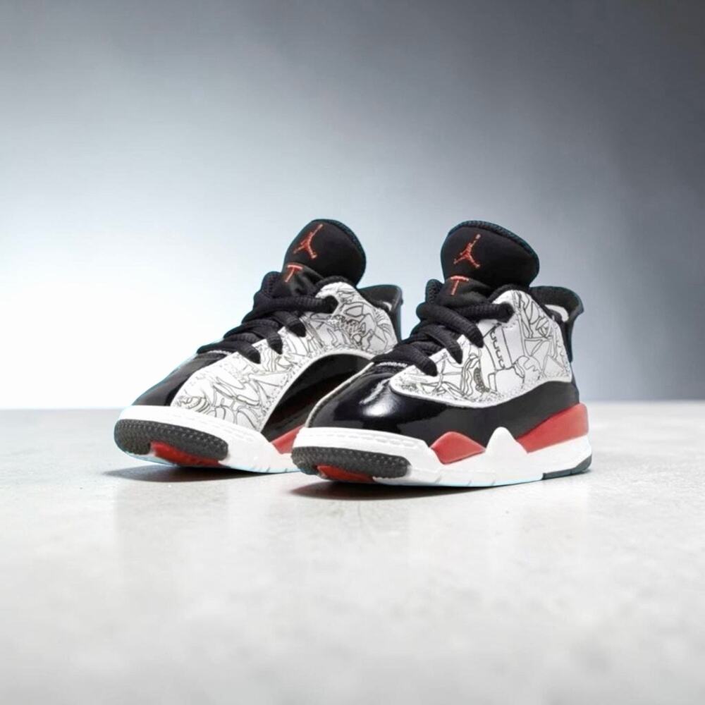 BABY NIKE Air Jordan Dub Zero Retro Sneakers DV1358-160 Boys  Toddler Size 4